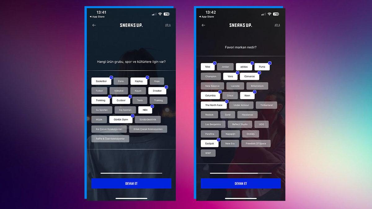 Özel Koleksiyonlara Özel Lansmanlarla Sahip Olabileceğiniz, Sneaker Çekilişleri ve Yenilikçi Sadakat Programıyla Sneaks Up Mobil Uygulaması Yayında!