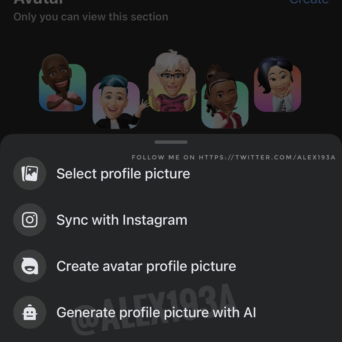 Facebook, Yapay Zekâyla Profil Fotoğrafı Oluşturmanızı Sağlayacak Bir Özellik Üzerinde Çalışıyor