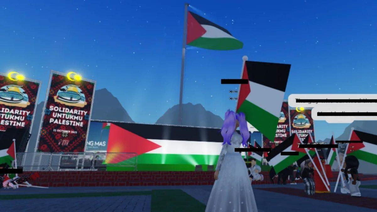 Malezyalı Bir Roblox Oyuncusu, Filistin’i Desteklemek İçin 60.000 Kişilik Bir ’Sanal Protesto’ Düzenledi