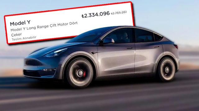 Tesla, Hazırda Bulunan Model Y Araçlarının Fiyatını Düşürdü: 400 Bin TL’yi Aşan İndirim Var!