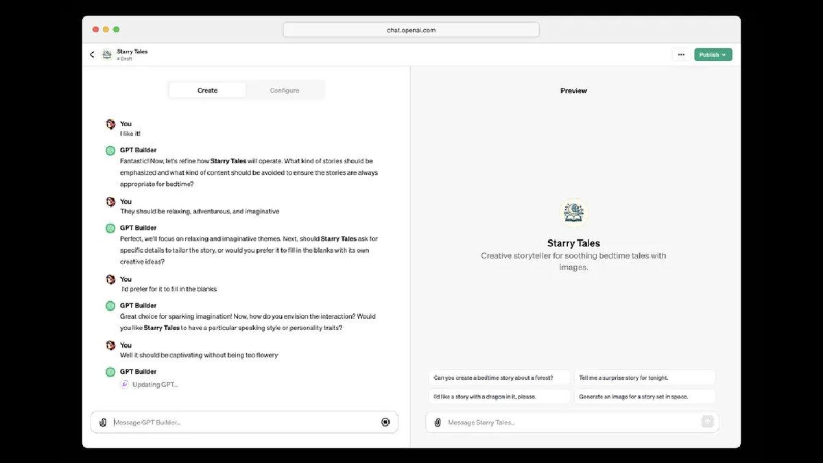 Kod Yazmadan Kendi ChatGPT’nizi Oluşturabileceksiniz! OpenAI, Kişiselleştirilmiş Sohbet Botları GPT’leri Duyurdu