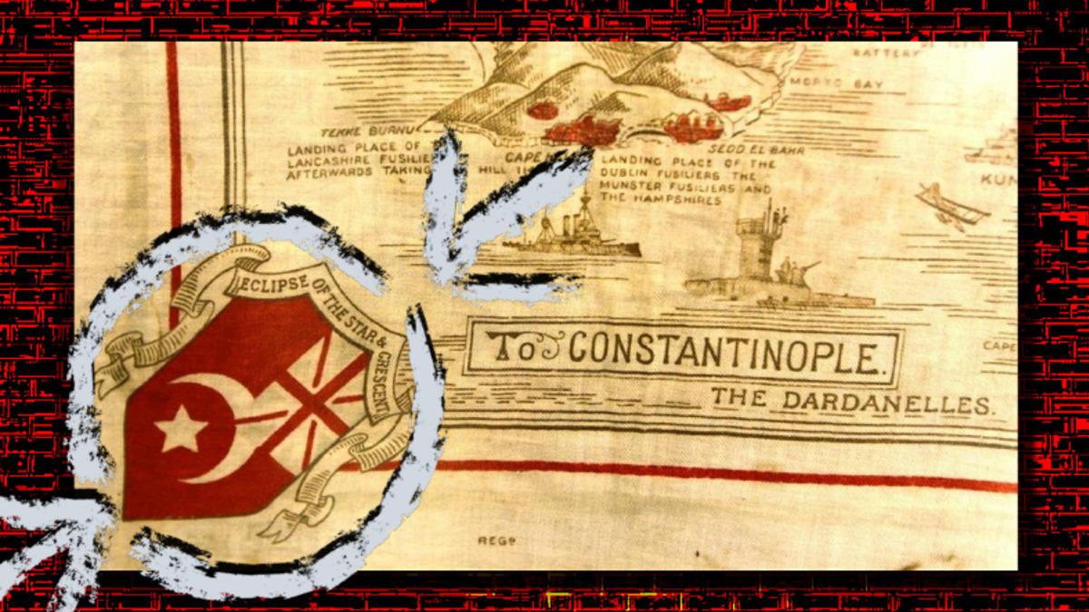 Çanakkale’yi Geçeceklerinden Emin Olan İngilizlerin Bastırdığı "Osmanlı Sömürge Bayrağı": Üzerinde Tüyleri Diken Diken Edecek Bir Detay Var!