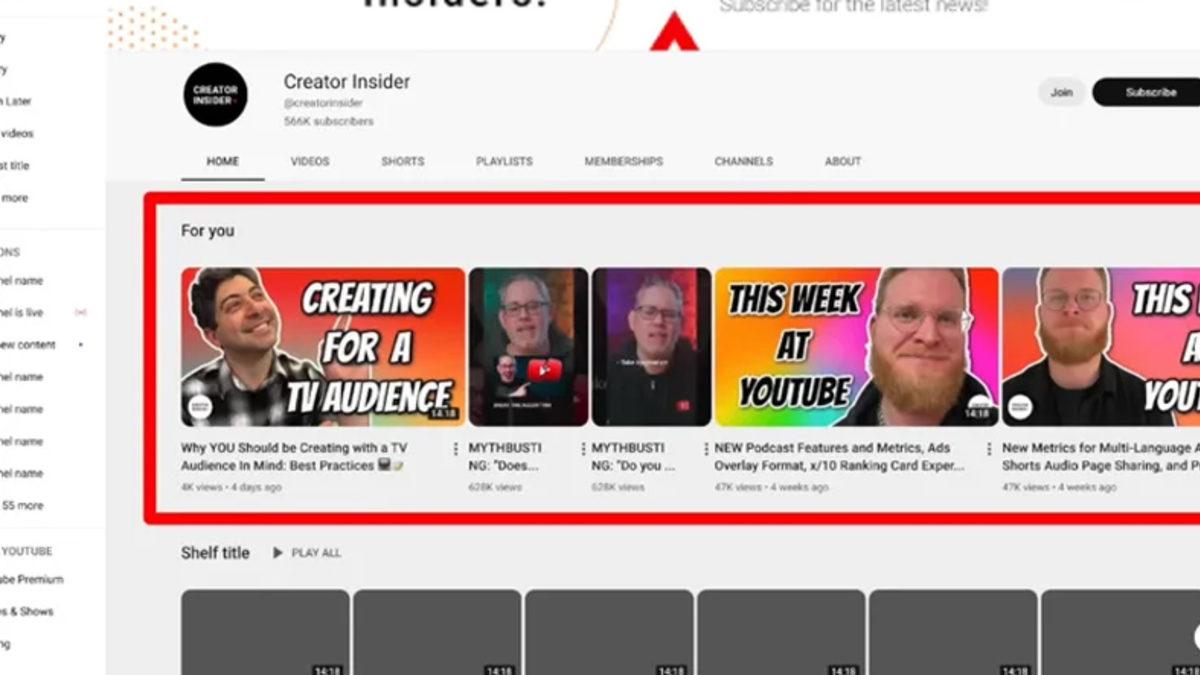 YouTube Kanallarına 