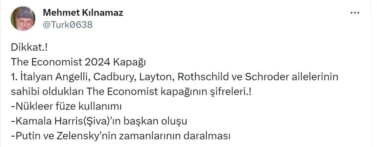 The Economist’in 2024 Kapağı, Bu Sene de Sosyal Medyada Gündem Oldu: İşte Komplo Teorilerine Malzeme Olan Kapak Hakkındaki Paylaşımlar