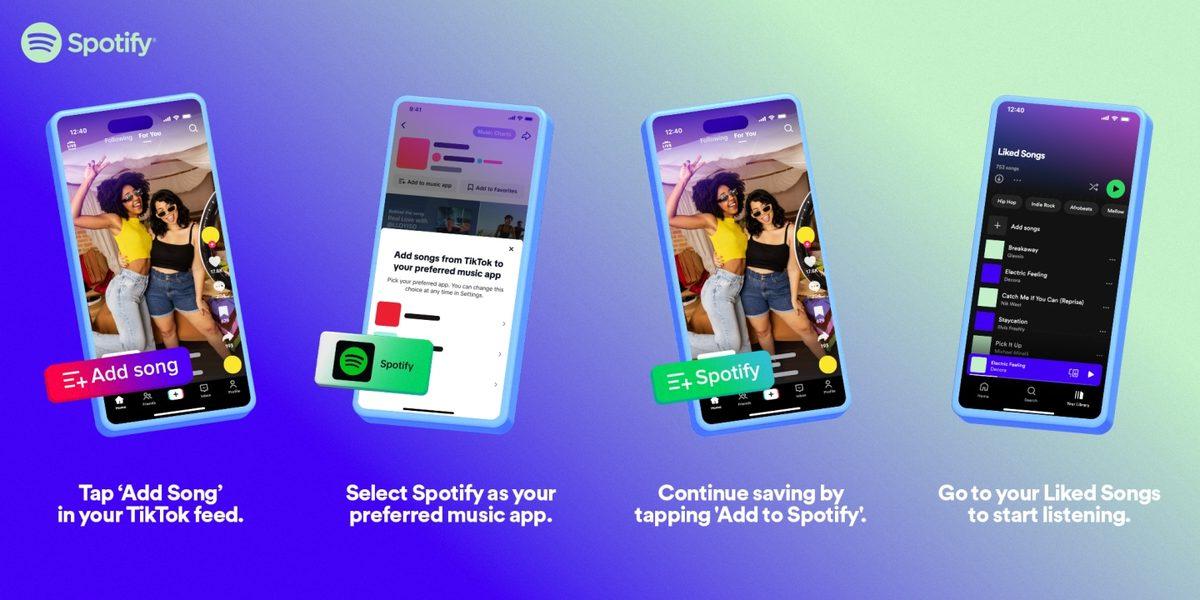 TikTok’a Spotify Desteği Geliyor: Tek Tıkla Kütüphanenize Şarkı Ekleyebileceksiniz!