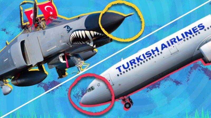 Neden Bazı Uçakların Burnu Yeni Açılmış Kurşun Kalem Gibi Sivriyken Bazılarınınki Ruj Gibi Oval Olur? Farkı Çok Şey Değiştiriyor!