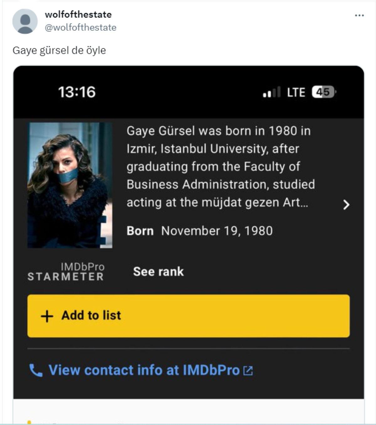 Türk Kadın Oyuncuların IMDb Fotoğraflarına Sosyal Medyadan Tepki Yağdı: Şiddet İçerikli Sahneler Profil Fotoğrafı Yapılmış!
