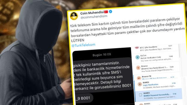 Kripto Para Fenomeni Coin Mühendisi, SIM Kartının Ele Geçirildiğini Açıkladı: 1 Milyon Dolarının Çalındığı İddia Ediliyor!