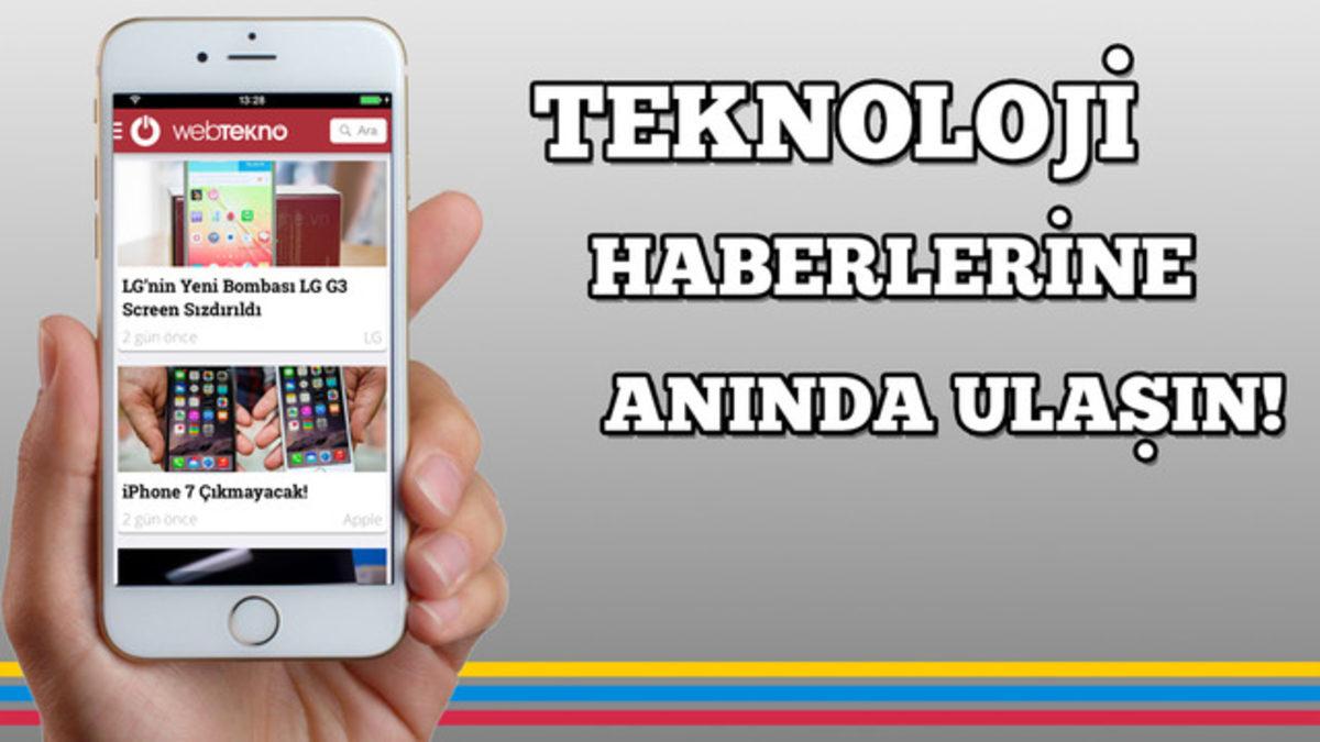 Webtekno Uygulaması Yayınlandı!