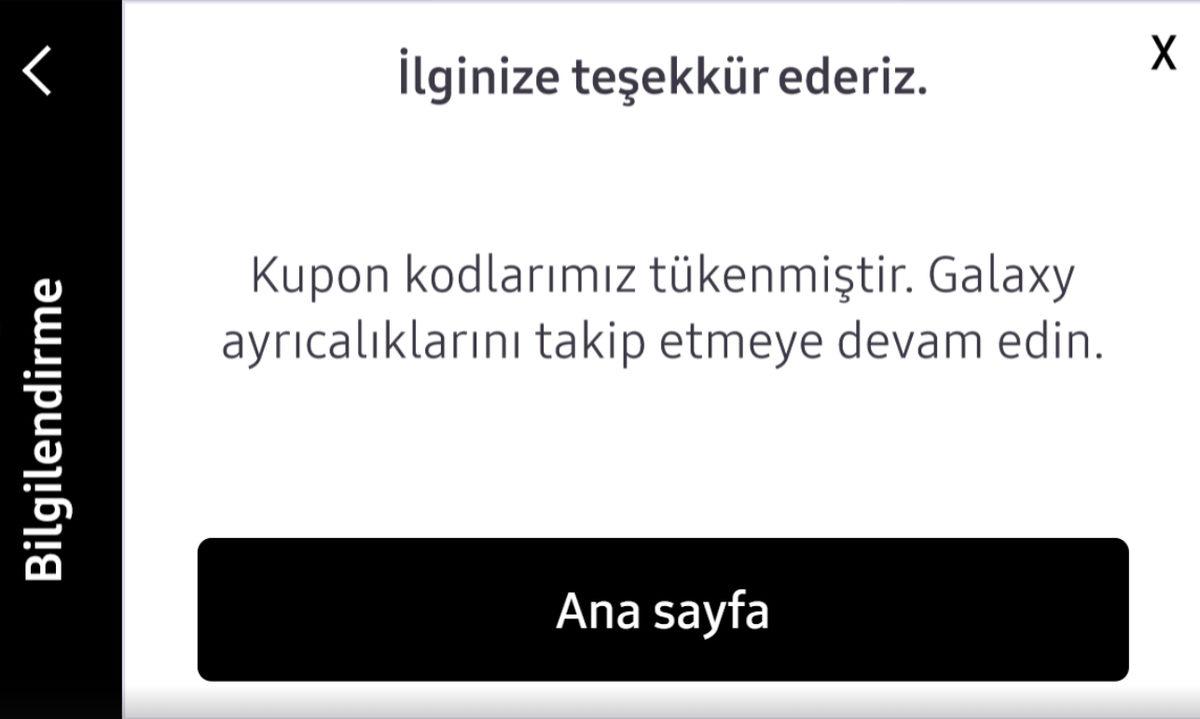 Samsung Türkiye’nin Herkese Ücretsiz 6 Aylık Amazon Prime Aboneliği Kazandıran Kampanyasında Kuponlar Tükendi