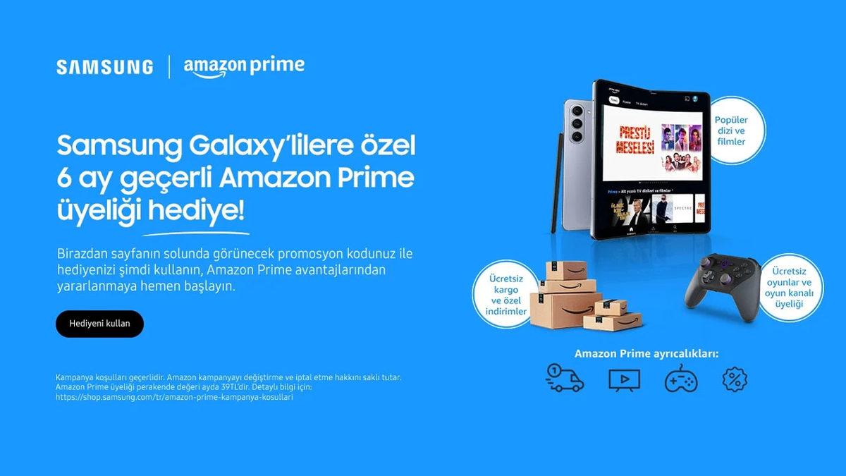 Samsung Türkiye’nin Herkese Ücretsiz 6 Aylık Amazon Prime Aboneliği Kazandıran Kampanyasında Kuponlar Tükendi