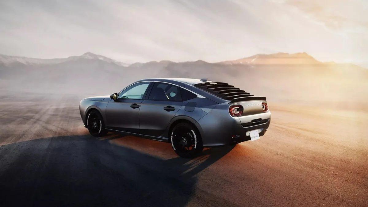 Dodge Görünümlü Honda: Civic, Baştan Aşağı Modifiye Edilerek Challenger’a Dönüştürüldü