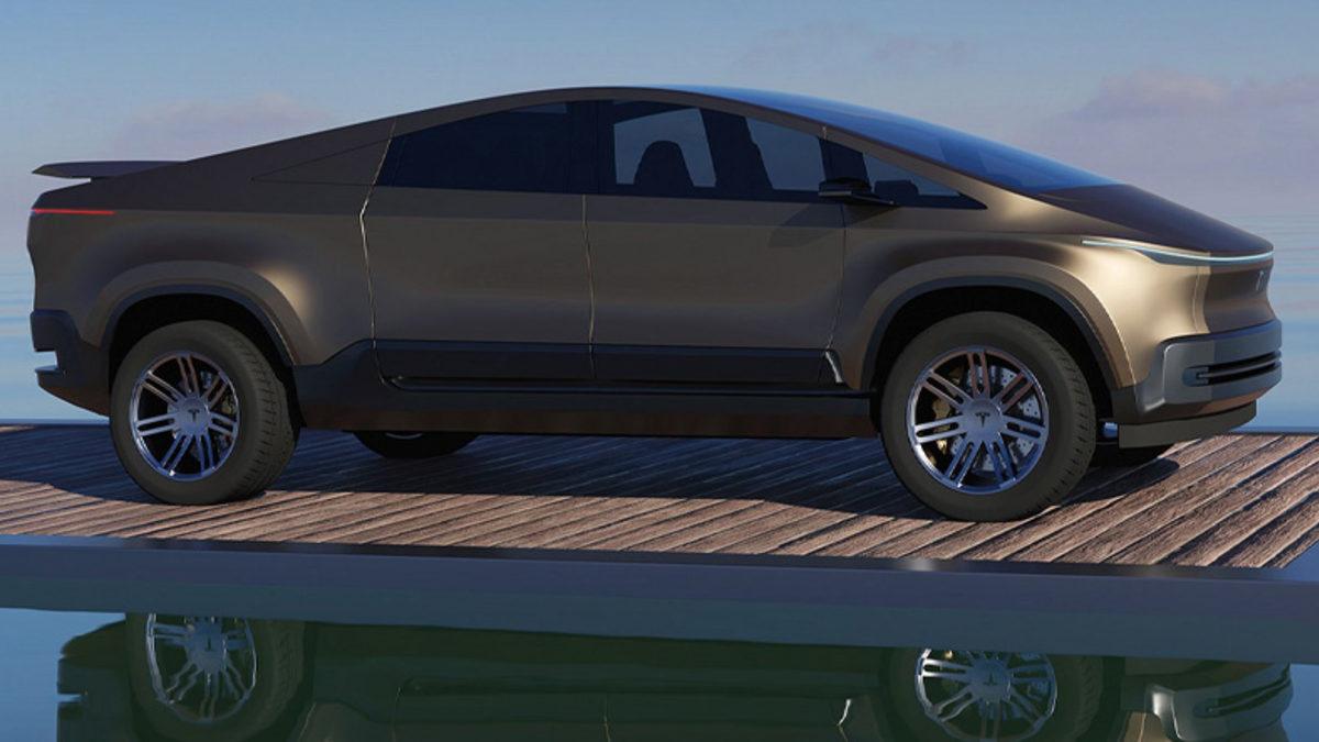 Tasarımı Eleştirilen Tesla Cybertruck İçin Gerçeğinden Bin Kat Güzel Görünen Konsept Paylaşıldı (Elon, Gel de Araba Gör)