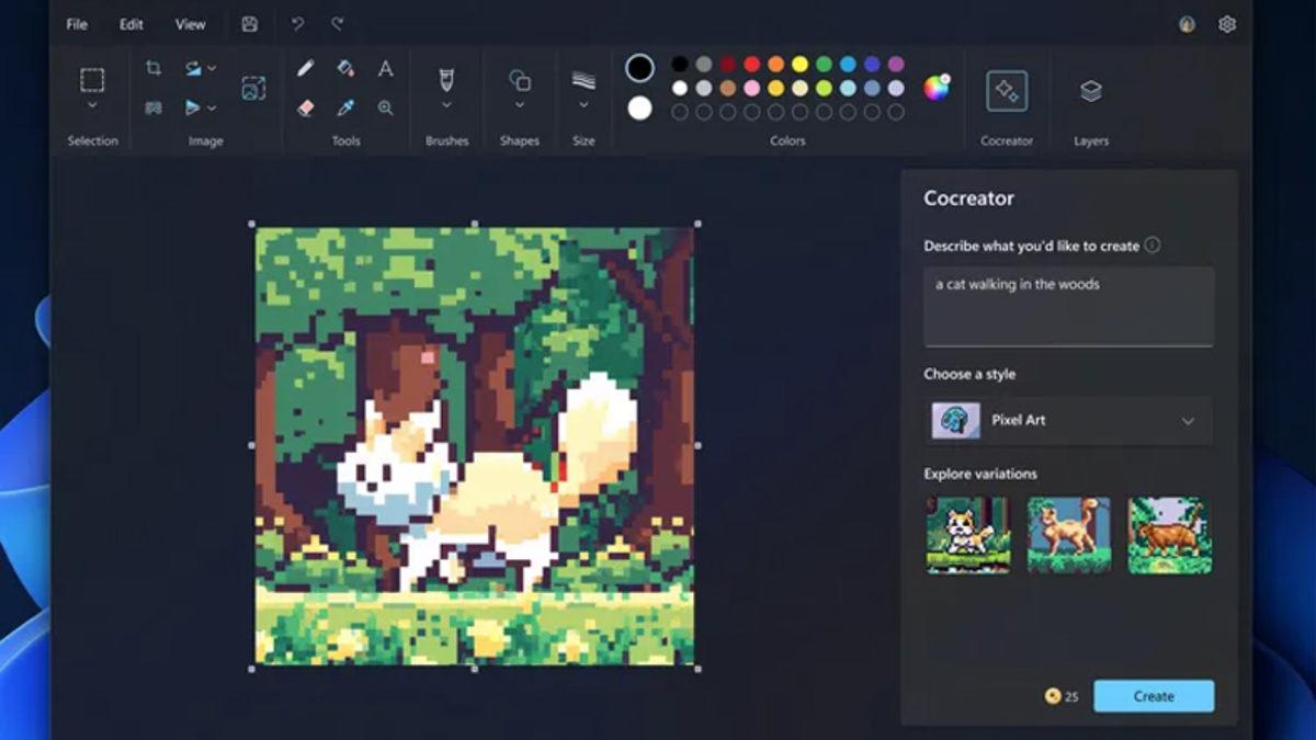 Eskiden Düz Çizgi Bile Çizemeyen Paint, Artık Yazdığınız Her Şeyi Görsele Dönüştürebiliyor!