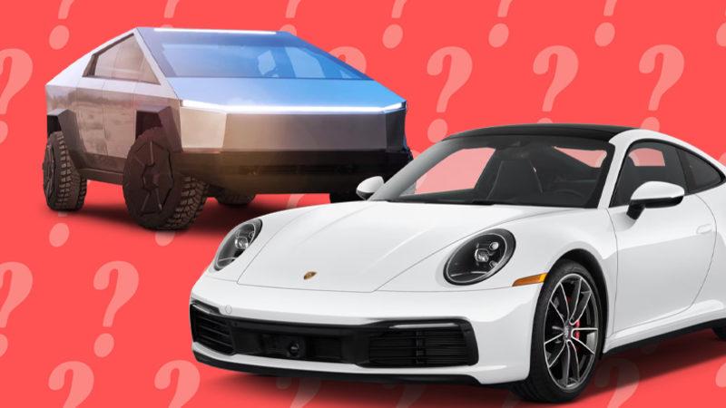 Tesla Cybertruck, Arkasında Porsche 911 Taşırken Porsche 911 ile Yarıştı! [Video]