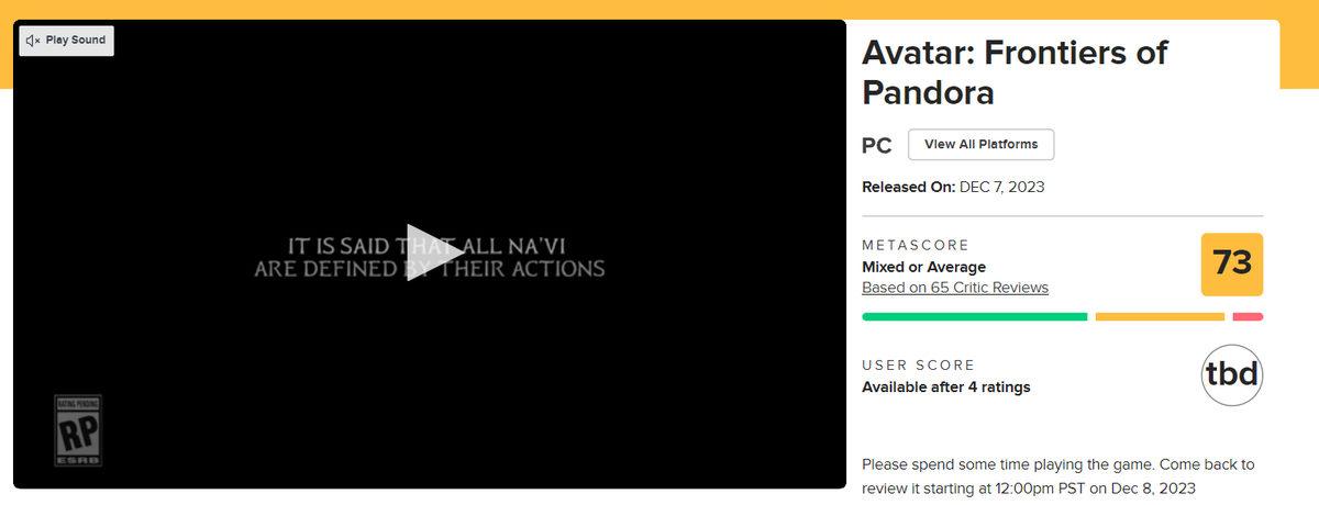 Avatar Filmlerinden Esinlenen Açık Dünya Oyun Avatar: Frontiers of Pandora Çıktı! İşte Fiyatı, Sistem Gereksinimleri ve İlk Yorumlar