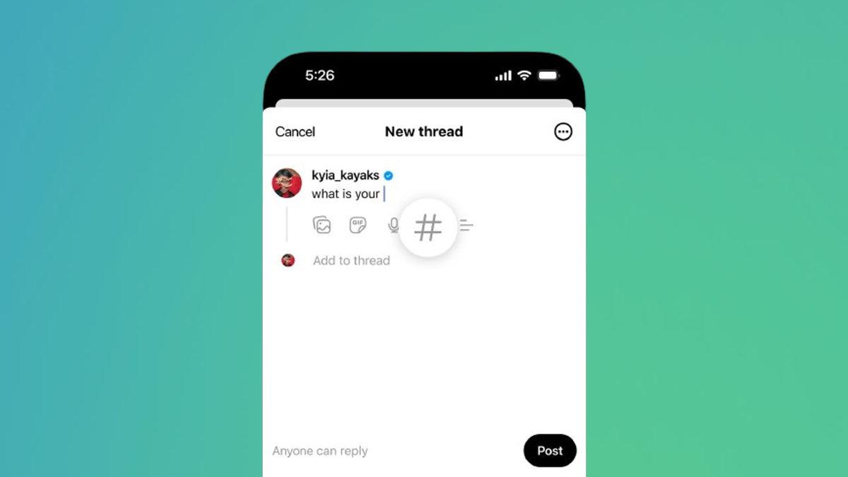 Threads’e Hashtag Özelliği Nihayet Geldi (Boşluk Bile Bırakabileceksiniz)