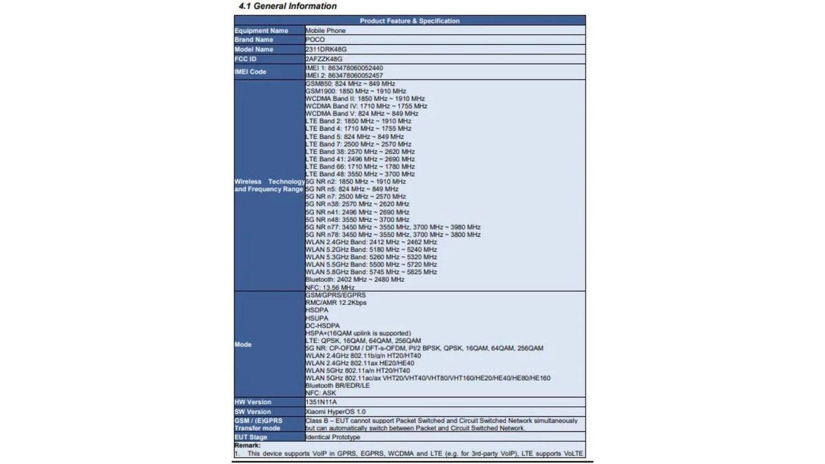 Yakın Zamanda Piyasaya Sürülmesi Beklenen POCO X6 Pro 5G’nin Teknik Özellikleri, FCC Sertifikası İle Netlik Kazandı