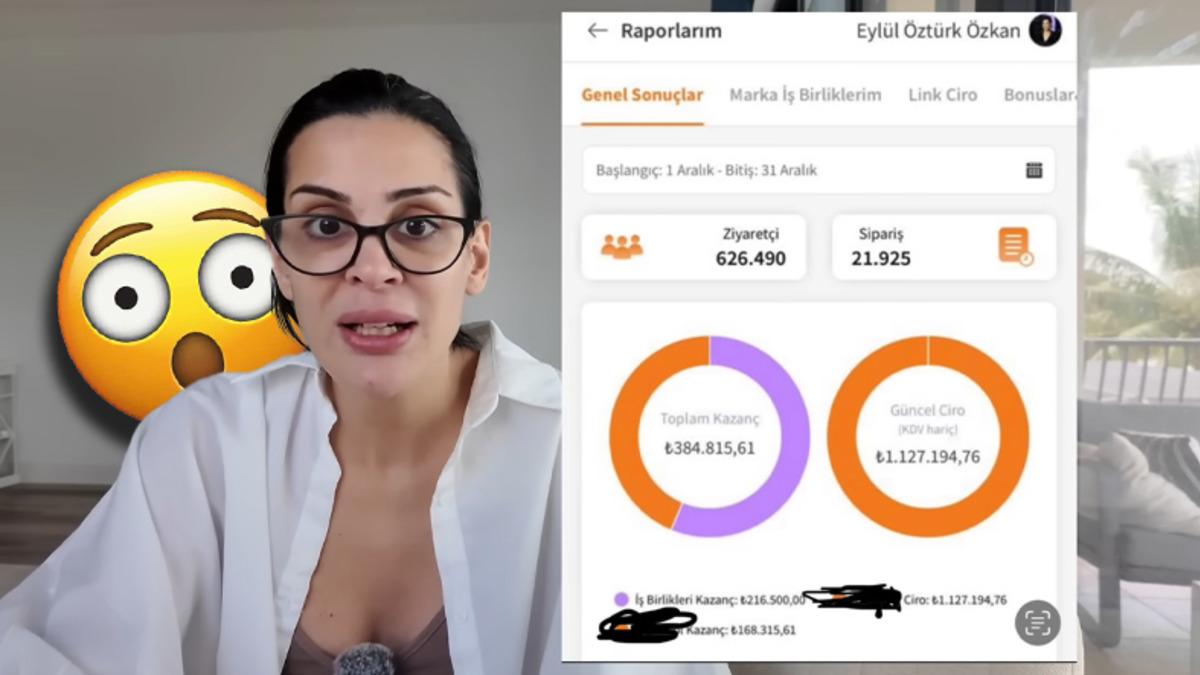 Mal Varlığına El Konan Eylül Öztürk, Dudak Uçuklatan Aylık Kazancını Açıkladı... [Video]