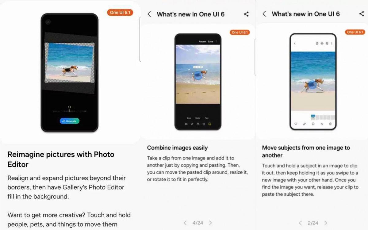 One UI 6.1 ile Gelecek Yapay Zekâ Destekli Özellikler Ortaya Çıktı: Gerçek Zamanlı Çeviri, Arka Plan Genişletme ve Dahası!