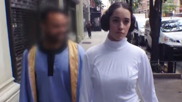 GoPro’yla Prenses Leia’yı New York Sokaklarında Çektiler