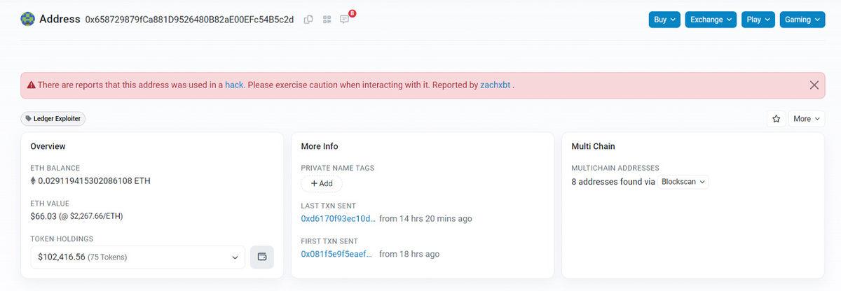 Kripto Paraları Hackerlardan Koruyan Soğuk Cüzdanları Üreten Ledger, Hacklendi
