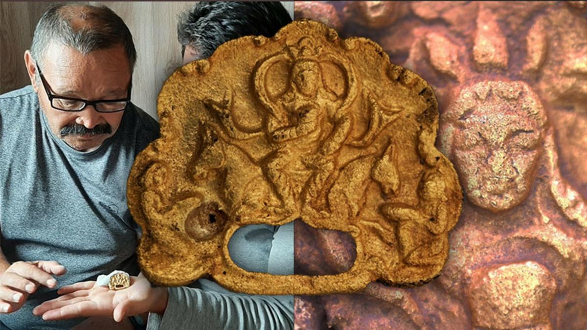 Türk Tarihinde Bir İlk: Üzerinde Göktürk Kağanının Yüzünün Olduğu Bir Toka Bulundu