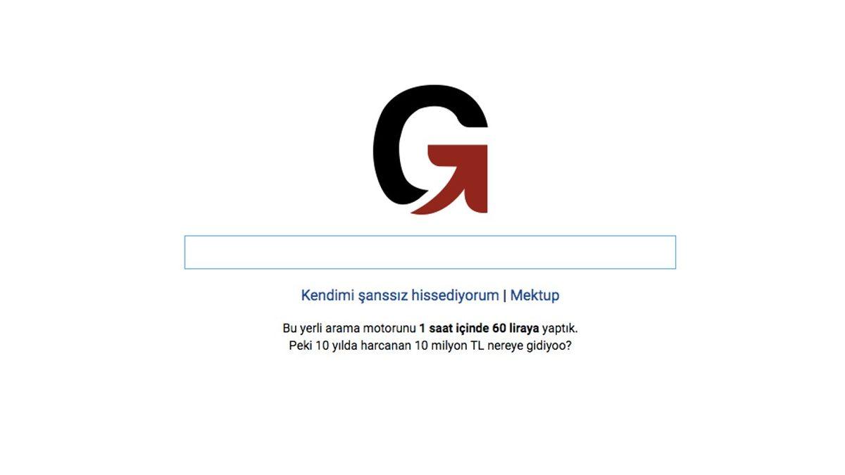 Bir Dönem Yerli ve Millî Google Diye Pohpohlanan Arama Motoru 