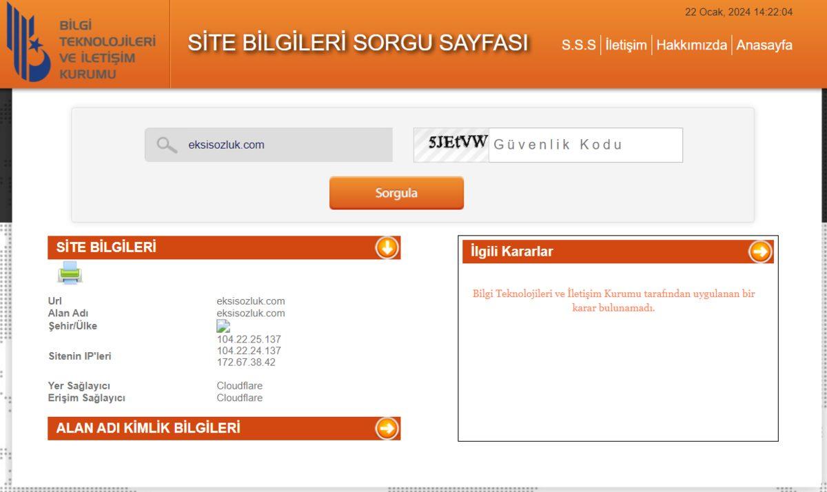 eksisozluk.com’un Erişim Engeli Kaldırıldı