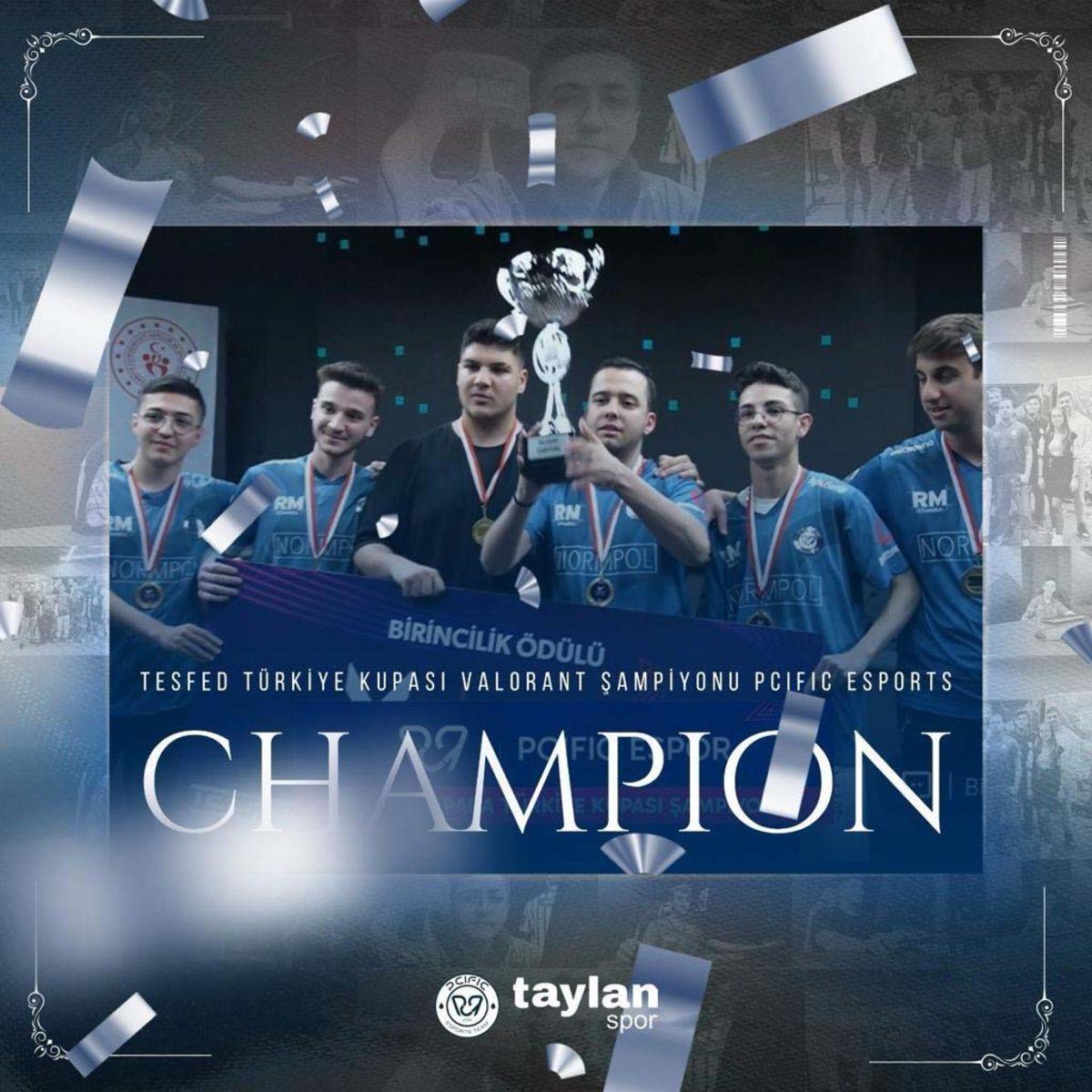 PCIFIC Espor Takımı, VALORANT TESFED 2023 Türkiye Kupası Şampiyonu Oldu!