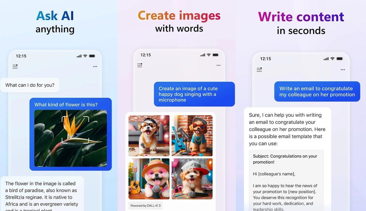 Bedavaya GPT-4 ve DALL-E 3 Kullanmanıza İzin Veren Yapay Zekâ Modeli Microsoft Copilot’un Mobil Uygulaması iOS’a da Geldi