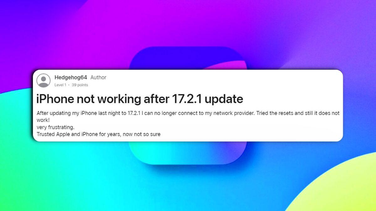 iOS 17.2.1 Güncellemesi, Bazı iPhone’ları Bozdu: Hücresel Bağlantı Yapılamıyor!