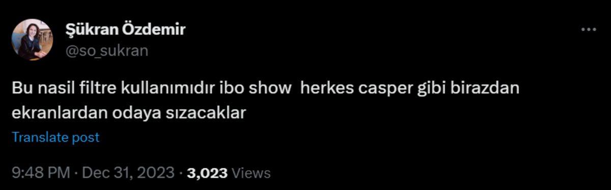 İbo Show’un Yılbaşı Programında Ünlülerin Yüzlerine Uygulanan Filtre Sosyal Medyada Alay Konusu Oldu