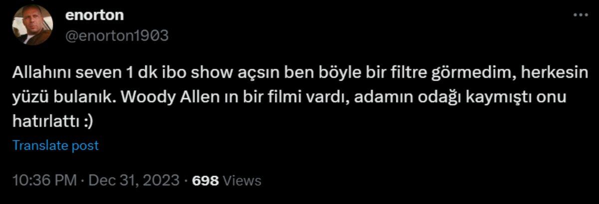 İbo Show’un Yılbaşı Programında Ünlülerin Yüzlerine Uygulanan Filtre Sosyal Medyada Alay Konusu Oldu