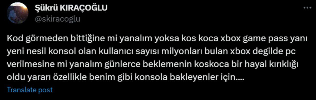 Xbox Türkiye, Kaş Yapayım Derken Göz Çıkardı: Günlerce Reklamı Yapılan Yılbaşı Kampanyası İçin Verilen Kod Çalışmadı