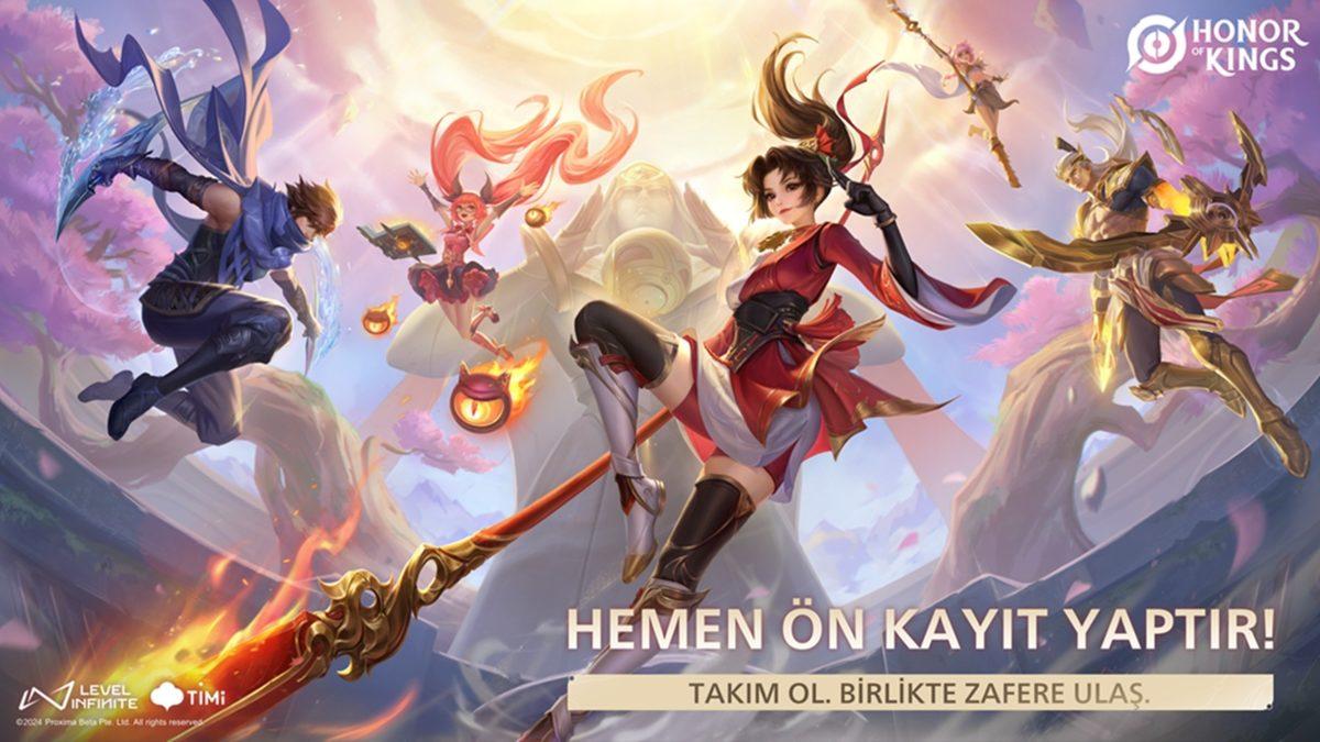 Dünyanın En Çok Oynanan Mobil MOBA Oyunu Honor of Kings, Türkiye’de Ön Kayıta Açıldı