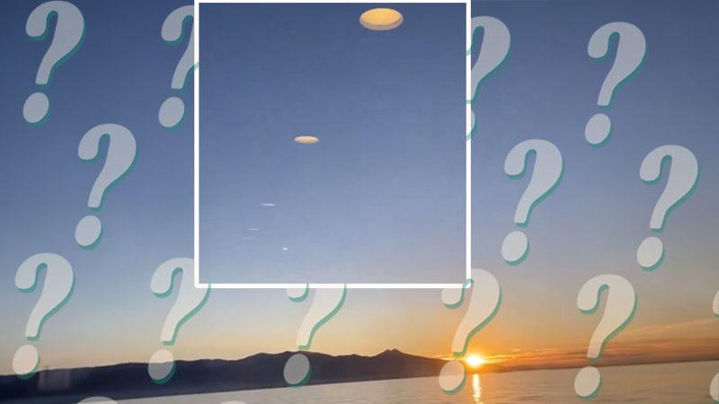 Vapurdaki Spot Lambalarının Yansımasını UFO Sanan Vatandaş Sosyal Medyada Gündem Oldu