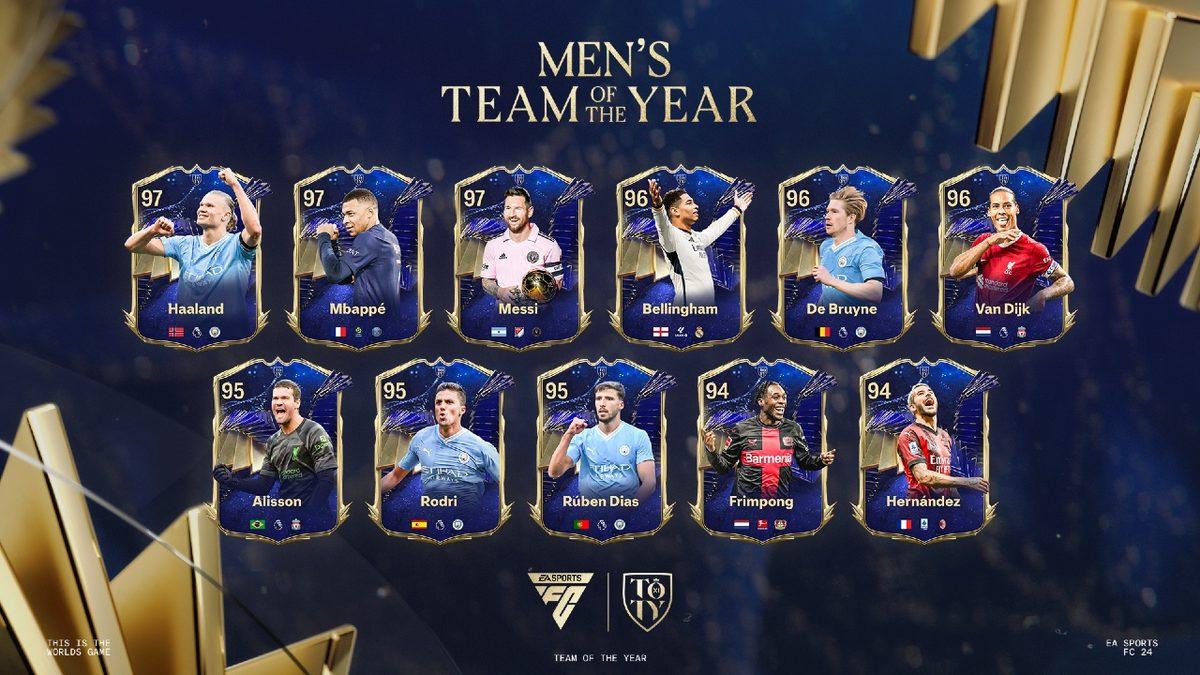 EA Sports FC 24’te Yılın Takımları (TOTY) Belli Oldu