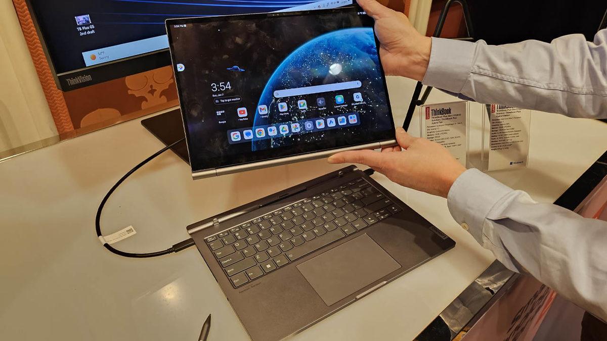 Her Eve Lazım: Aynı Anda Hem Android Tablet Hem de Windows Bilgisayar Olabilen Lenovo ThinkBook Plus Gen 5 Hybrid Duyuruldu