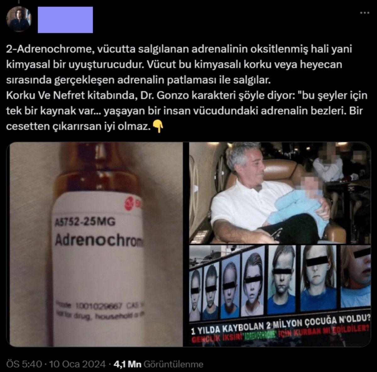 Ünlülerin Gençleşmek İçin Kullandığı İddia Edilen Adrenokrom Hormonu Nedir? Gerçekten Çocuklardan mı Elde Ediliyor?