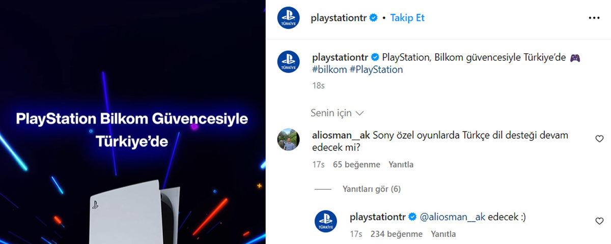 PlayStation Türkiye, Oyunlarda Türkçe Dil Desteği Vermeye Devam Edeceğini Açıkladı