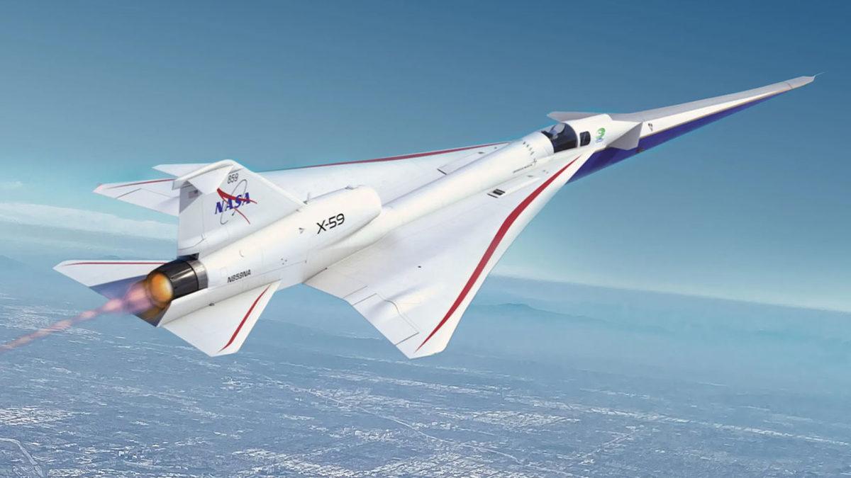 NASA, Sessiz Süpersonik Hava Aracı X-59’u Görücüye Çıkardı: Ses Hızının 1,4 Katına Çıkıyor