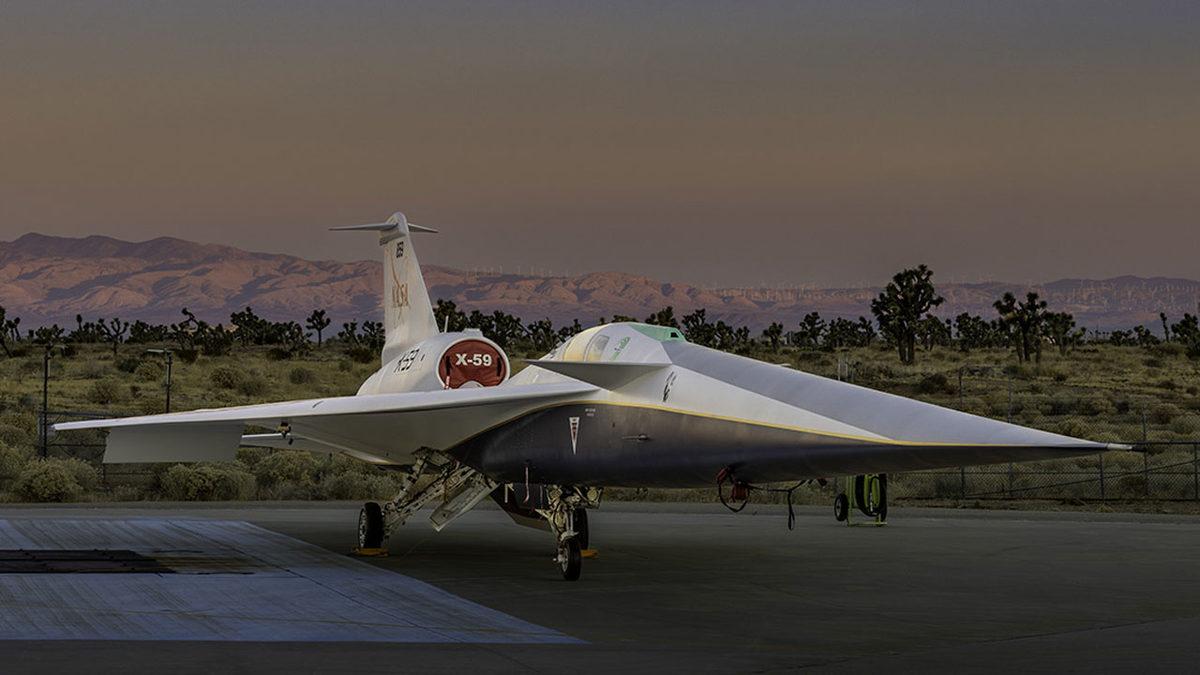 NASA, Sessiz Süpersonik Hava Aracı X-59’u Görücüye Çıkardı: Ses Hızının 1,4 Katına Çıkıyor