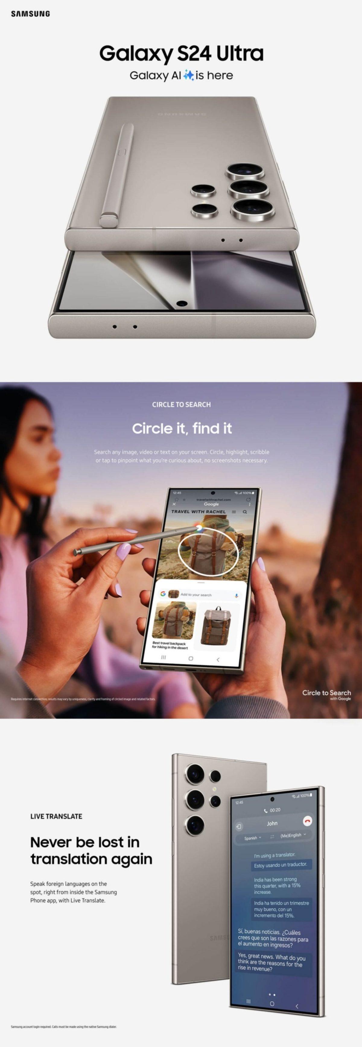 Samsung’un Bütün Sürprizi Bozuldu: Galaxy S24 Serisinin Resmi Ürün Sayfası Ortaya Çıktı