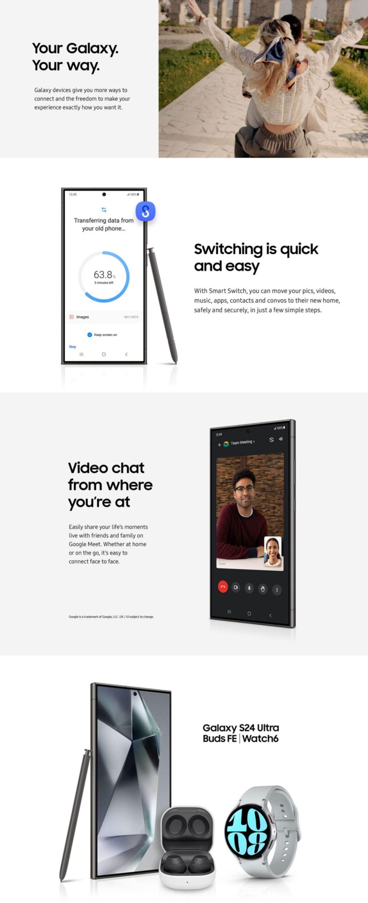 Samsung’un Bütün Sürprizi Bozuldu: Galaxy S24 Serisinin Resmi Ürün Sayfası Ortaya Çıktı