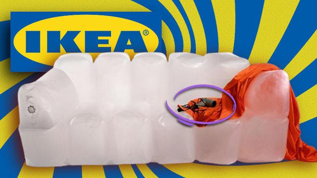 IKEA’nın Çok "Havalı" Diye Sunduğu Ancak Kelimenin Tam Anlamıyla Elinde "Patlayan" Girişimi: Şişme Kanepe