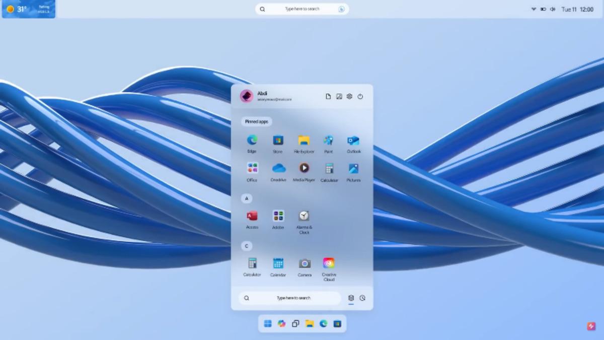 Windows 12 İçin Geliştirilen, "Keşke Bundanımız Olsa" Diyeceğiniz Konsept Tasarım