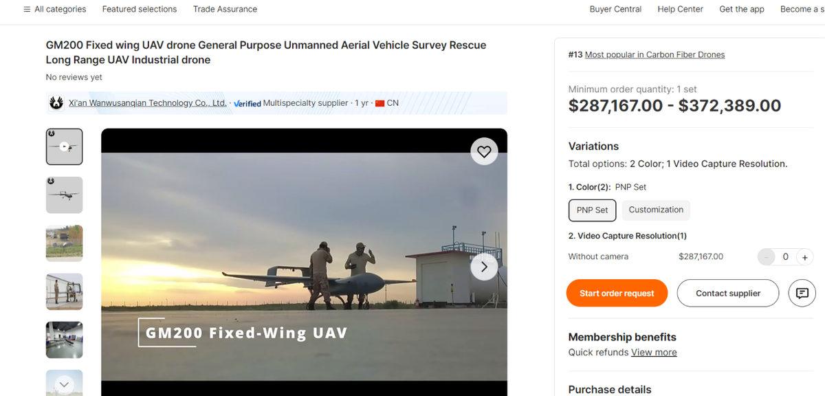 E-ticaret Sitesi AliBaba’da Kamikaze Drone Satıldığı Ortaya Çıktı