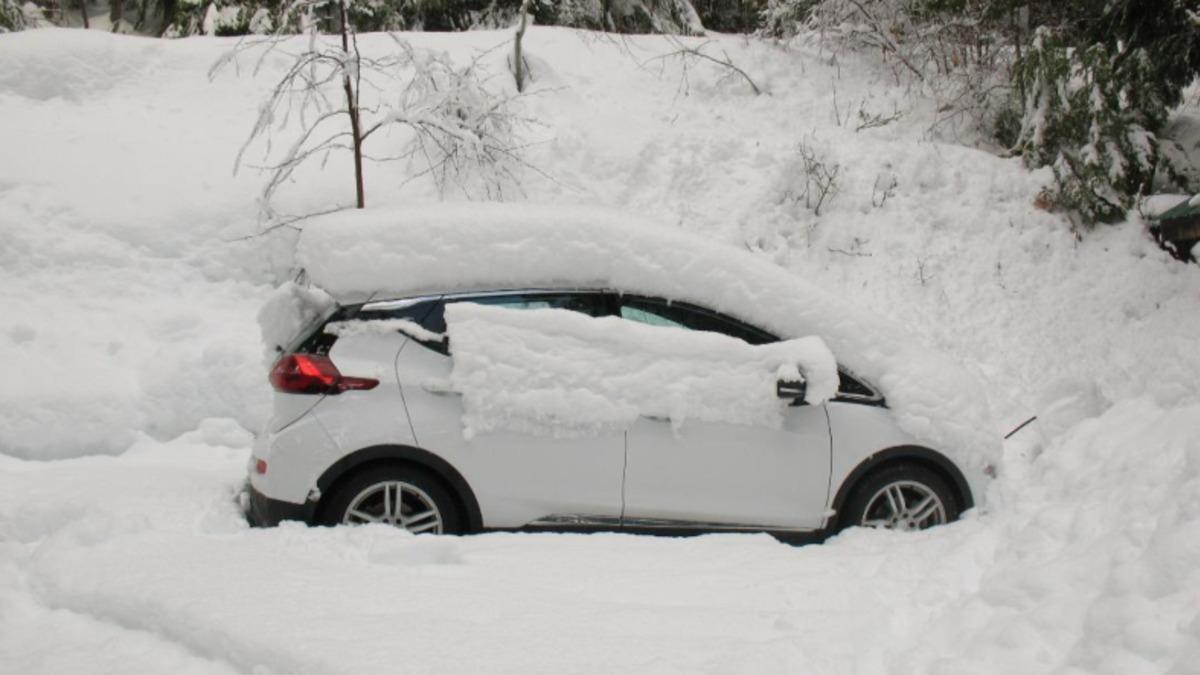 Soğuk Havada "Donakalan" Elektrikli Otomobiller Sürücüleri Çileden Çıkardı