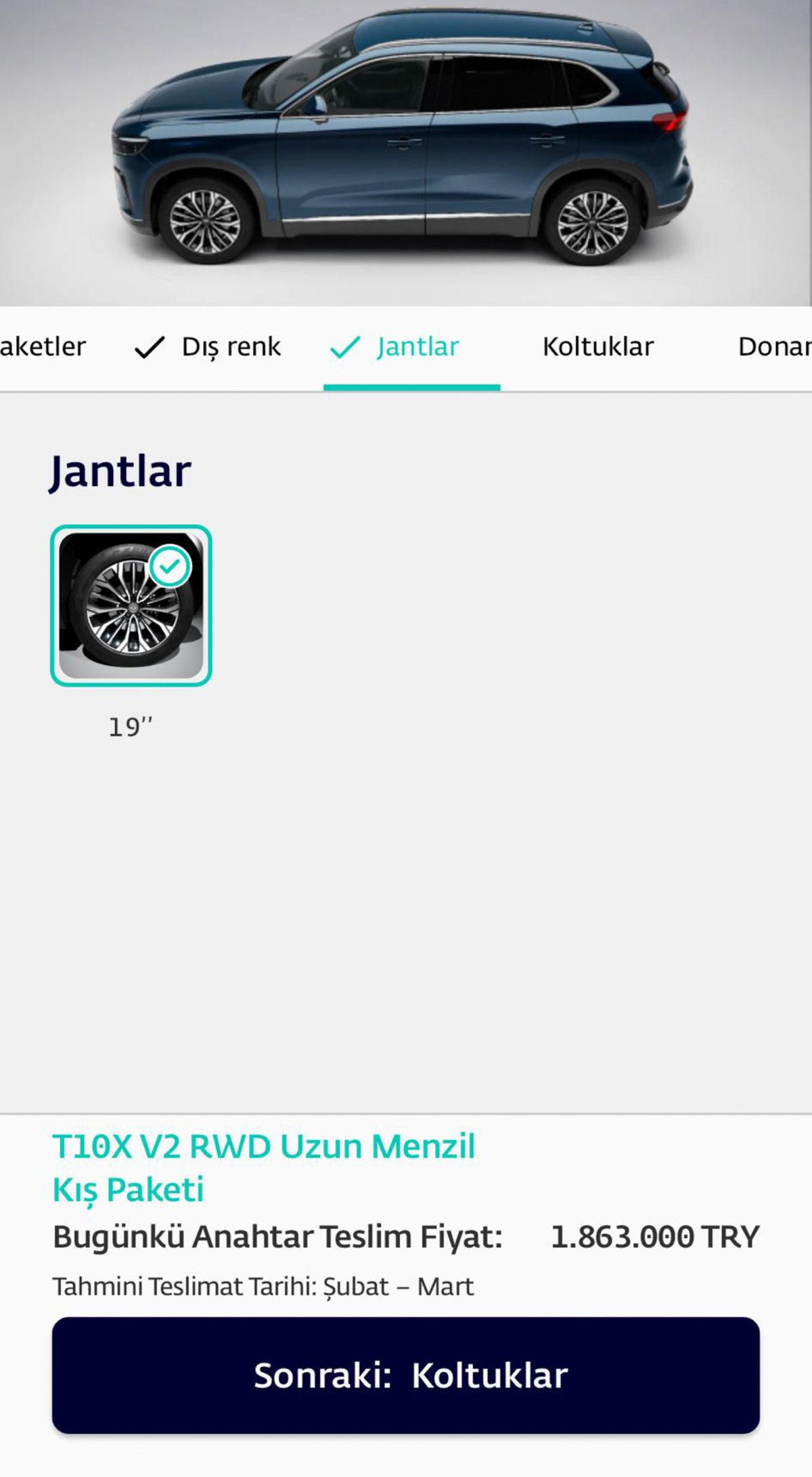 Togg T10X Siparişleri Başladı: Trumore Üzerinden Sipariş Verebilirsiniz